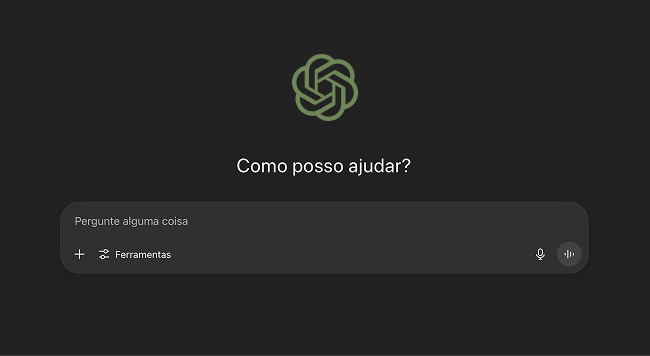 Tela do ChatGPT com a Promptteca Jurídica